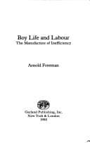 Tapa de Boy life & labour