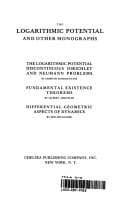 Tapa de The Logarithmic potential and other monographs