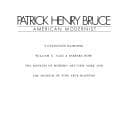 Tapa de Patrick Henry Bruce, American modernist