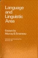 Tapa de Language and linguistic area