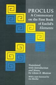 Tapa de A commentary on the first book of Euclid's Elements