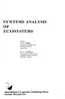 Tapa de Systems analysis of ecosystems