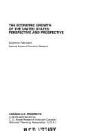 Tapa de The economic growth of the United States