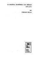 Tapa de La política económica en México, 1970-1976