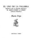 Tapa de El uso de la palabra