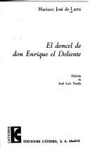 Tapa de El doncel de don Enrique el Doliente