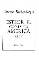 Tapa de Esther K. comes to America, 1931