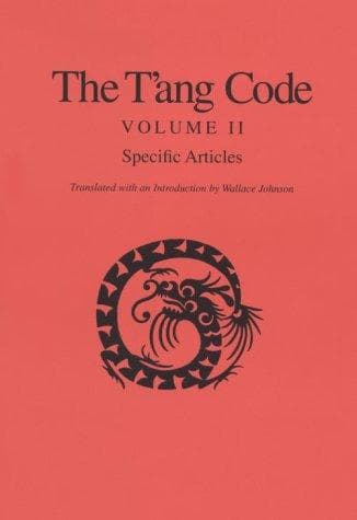 Tapa de The Tʻang code
