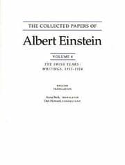 Tapa de The Collected Papers of Albert Einstein, Volume 4: The Swiss Years