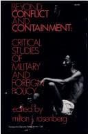 Tapa de Beyond conflict and containment