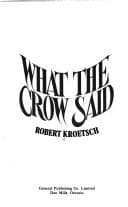Tapa de What the crow said