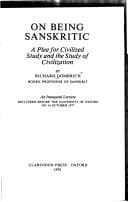 Tapa de On being Sanskritic