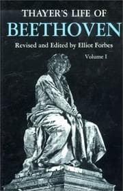 Tapa de Thayer's Life of Beethoven, Part I