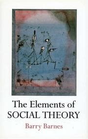 Tapa de The elements of social theory