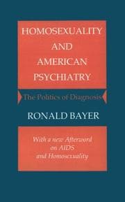 Tapa de Homosexuality and American psychiatry