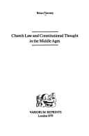 Tapa de Church law and constitutional thought in the Middle Ages