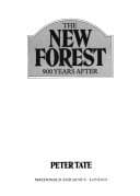 Tapa de The New Forest, 900 years after