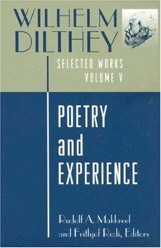Tapa de Wilhelm Dilthey: Selected Works, Volume V
