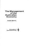 Tapa de The management of the Australian economy