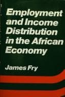 Tapa de Employment and income distribution in the African economy