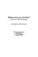 Tapa de Where were you, brother?
