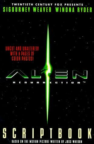 Tapa de Alien resurrection scriptbook