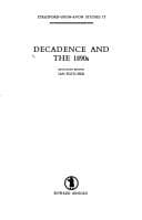 Tapa de Decadence and the 1890s