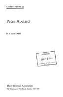 Tapa de Peter Abelard