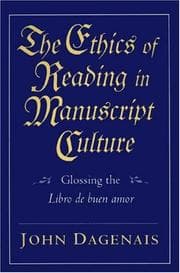 Tapa de The ethics of reading in manuscript culture