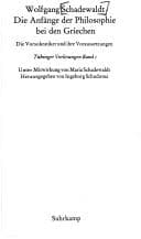 Tapa de Die Anfänge der Philosophie bei den Griechen