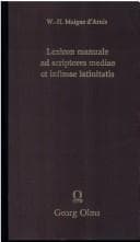 Tapa de Lexicon manuale ad scriptores mediae et infimae latinitatis