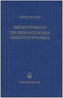 Tapa de Die Entstehung des Herodotischen Geschichtswerkes