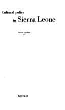 Tapa de Cultural policy in Sierra Leone