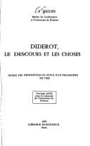Tapa de Diderot, le discours et les choses