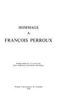 Tapa de Hommage à François Perroux ....