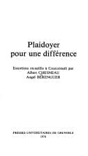 Tapa de Plaidoyer pour une différence