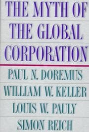 Tapa de The myth of the global corporation