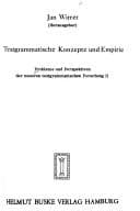 Tapa de Textgrammatische Konzepte und Empirie