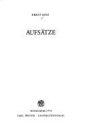 Tapa de Aufsätze