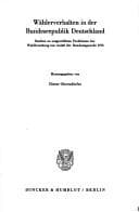 Tapa de Wählerverhalten in der Bundesrepublik Deutschland