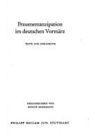 Tapa de Frauenemanzipation im deutschen Vormärz