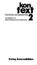 Tapa de Geschichte und Subjektivität