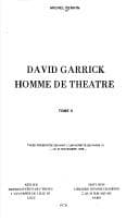 Tapa de David Garrick