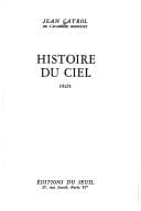 Tapa de Histoire du ciel