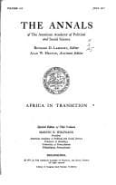 Tapa de Africa in transition