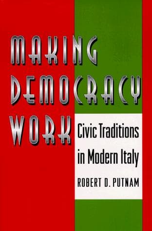 Tapa de Making democracy work