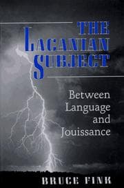 Tapa de The Lacanian subject