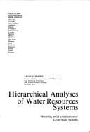 Tapa de Hierarchical analyses of water resources systems