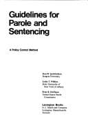 Tapa de Guidelines for parole and sentencing