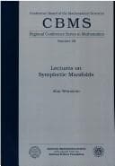 Tapa de Lectures on symplectic manifolds